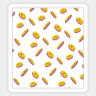 Smiley pattern #2 Sticker